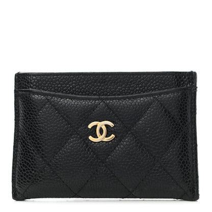 Chanel Caviar Quilted Card Holder Black 1 of 11