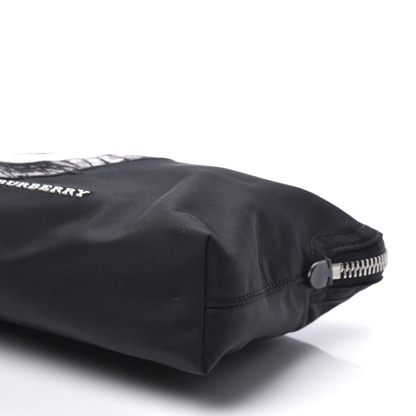 Nylon Pallas Head Zip Pouch Black