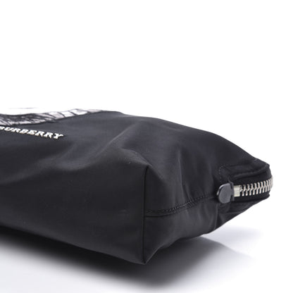 Burberry Nylon Pallas Head Zip Pouch Black 6 of 9