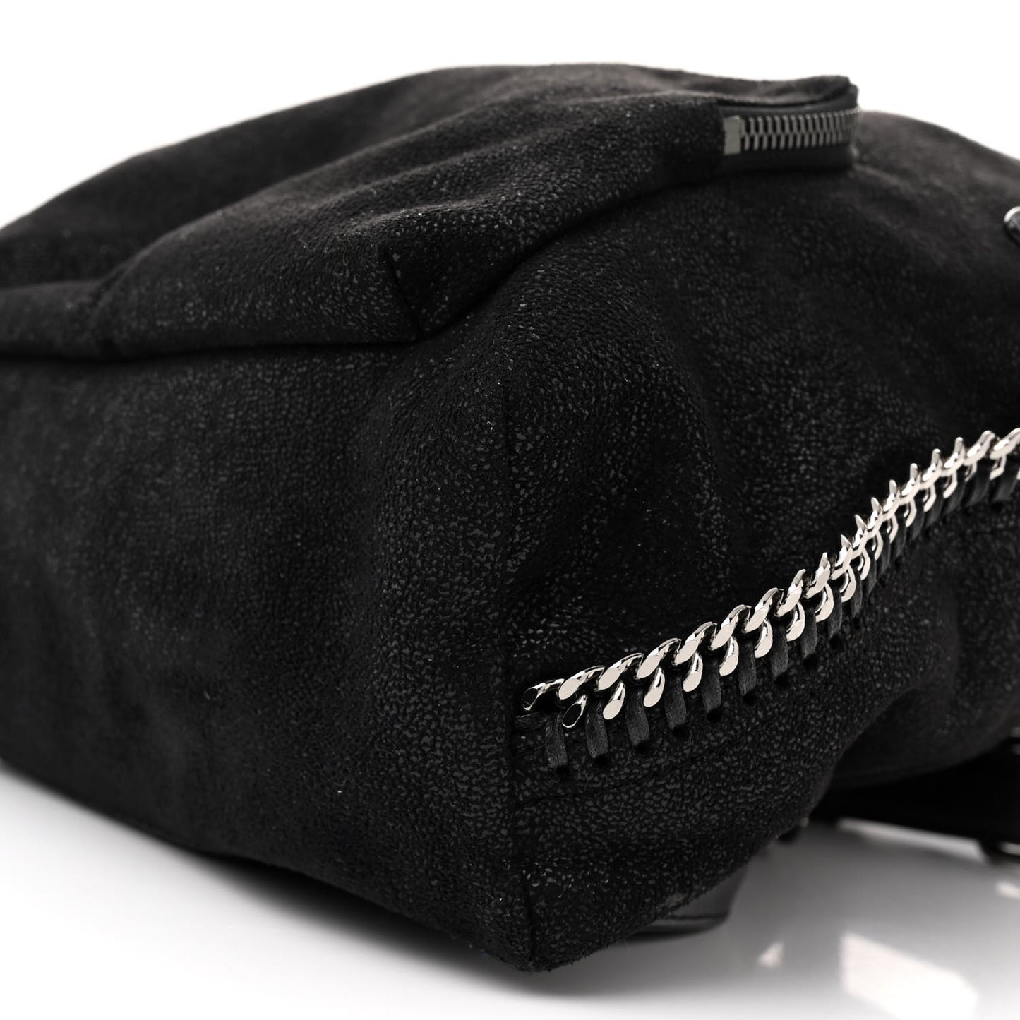Shaggy Deer Small Falabella Backpack Black