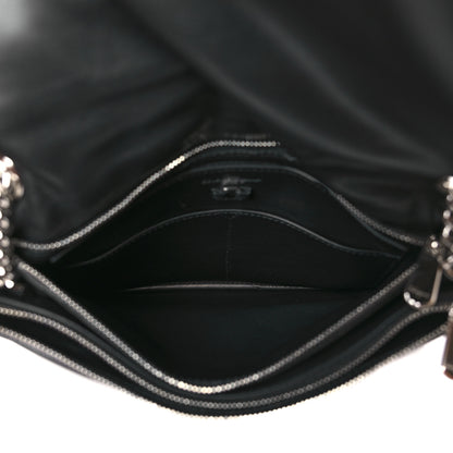 Salvatore Ferragamo Calfskin Studded Small Viva Bow Shoulder Bag Schwarz 6 of 9
