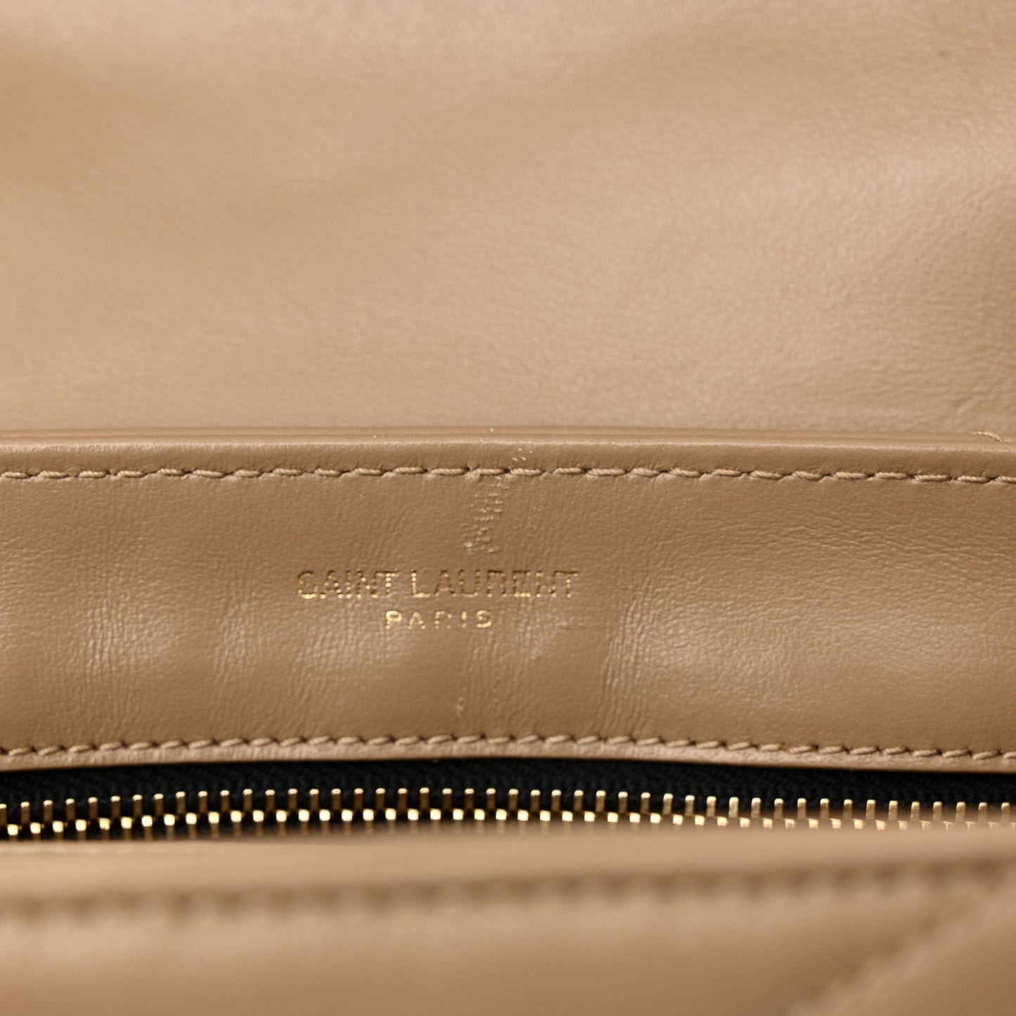 Calfskin Y Quilted Monogram Toy Loulou Crossbody Bag Latte