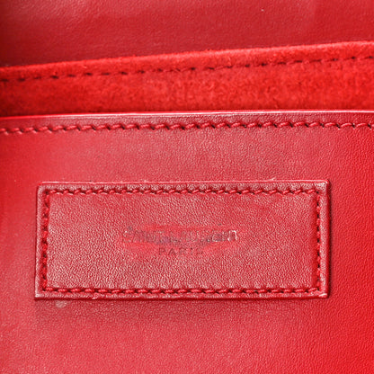 Saint Laurent Calfskin Small Classic Lulu Bag Red 6 of 11