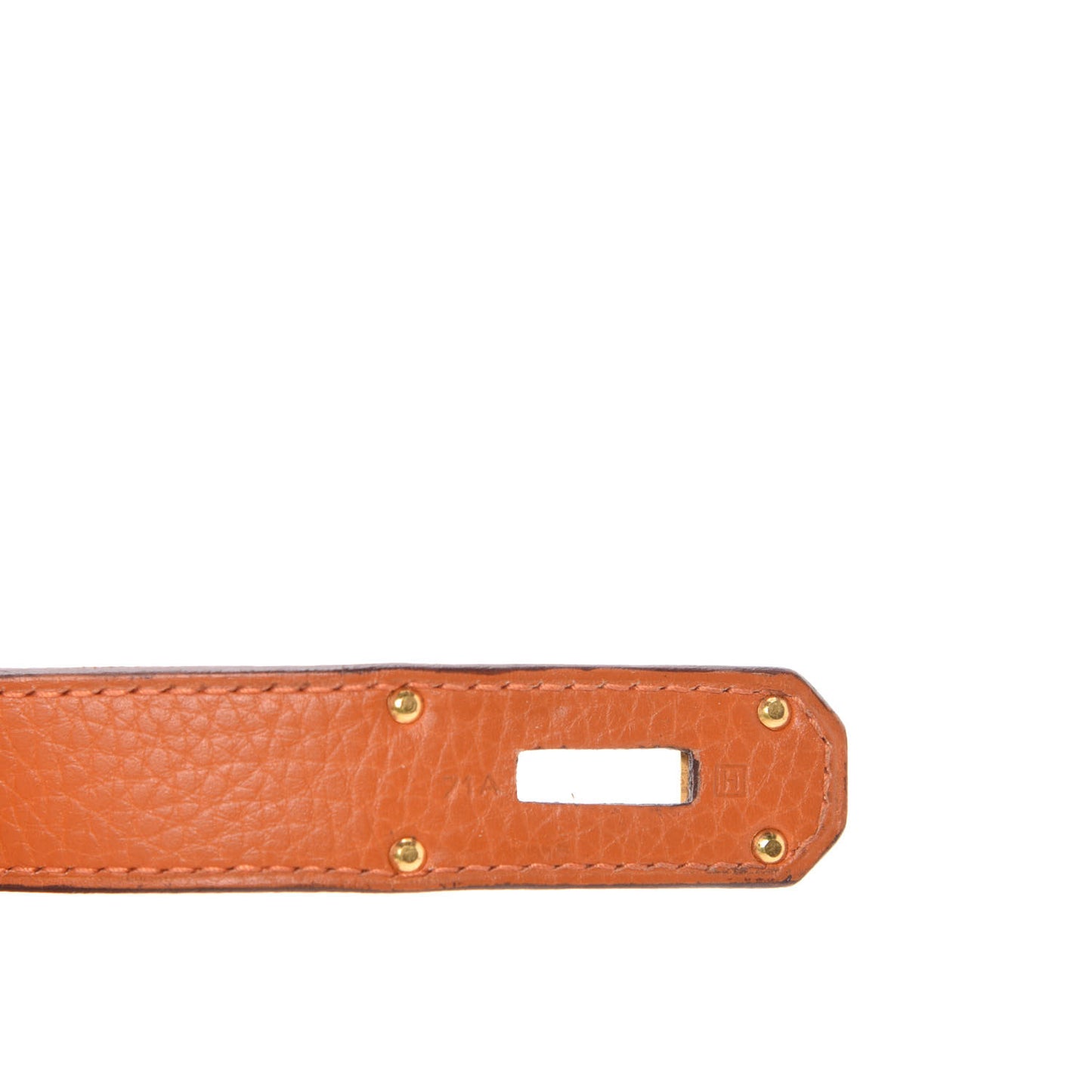 Taurillon Clemence JPG Birkin 42 Orange
