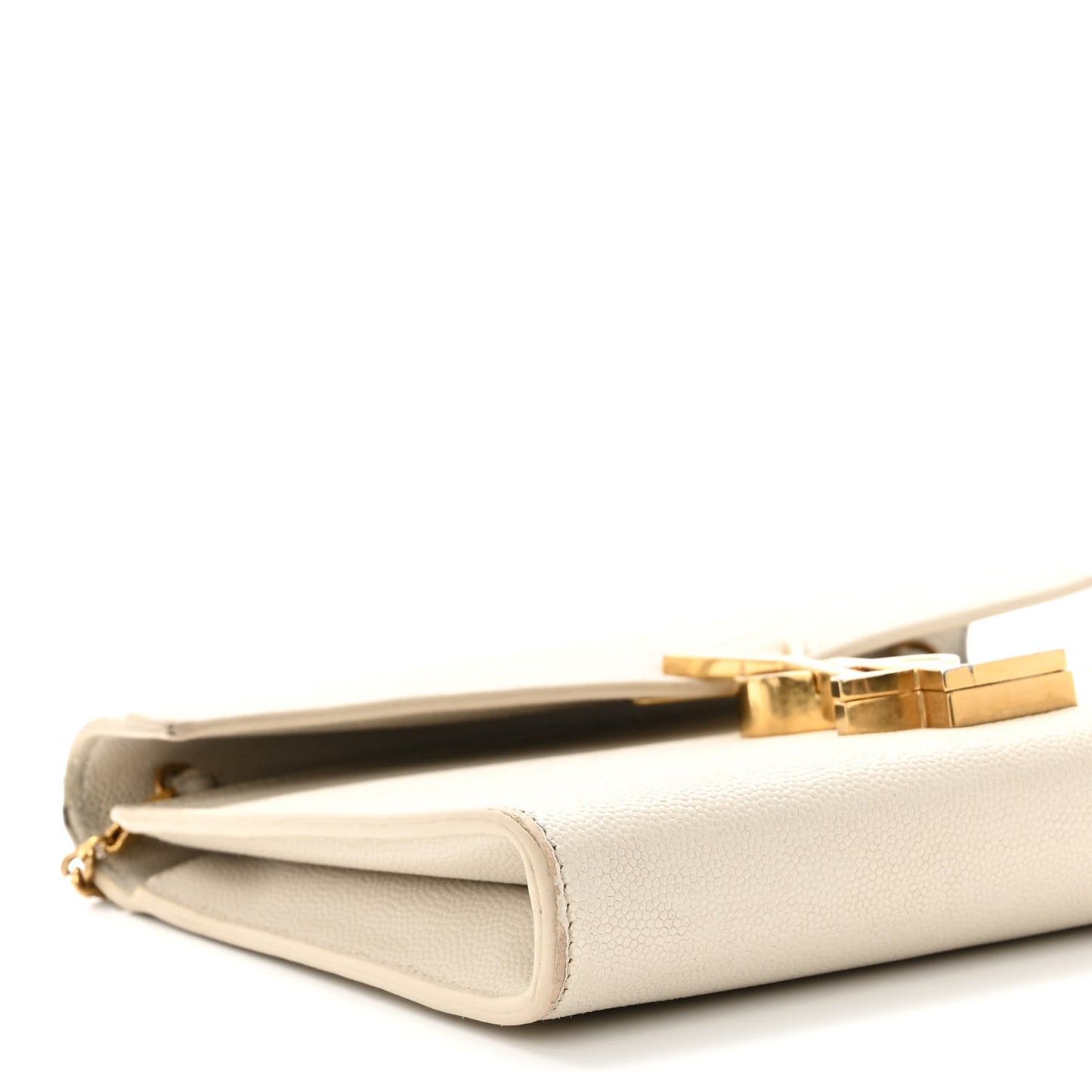 Grain De Poudre Monogram Cassandra Chain Wallet Crema Soft