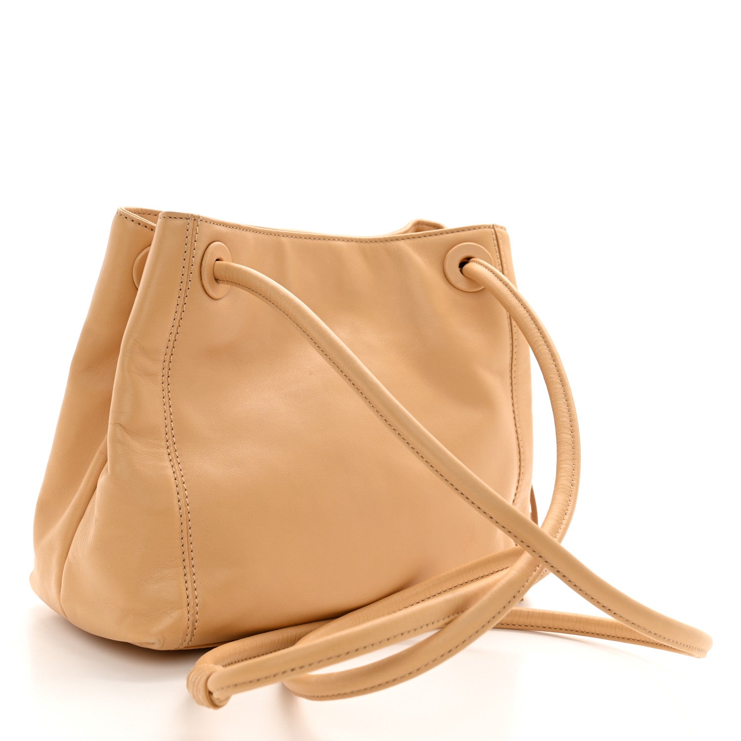Chanel Lambskin CC Tassel Shoulder Bag Beige 3 of 13