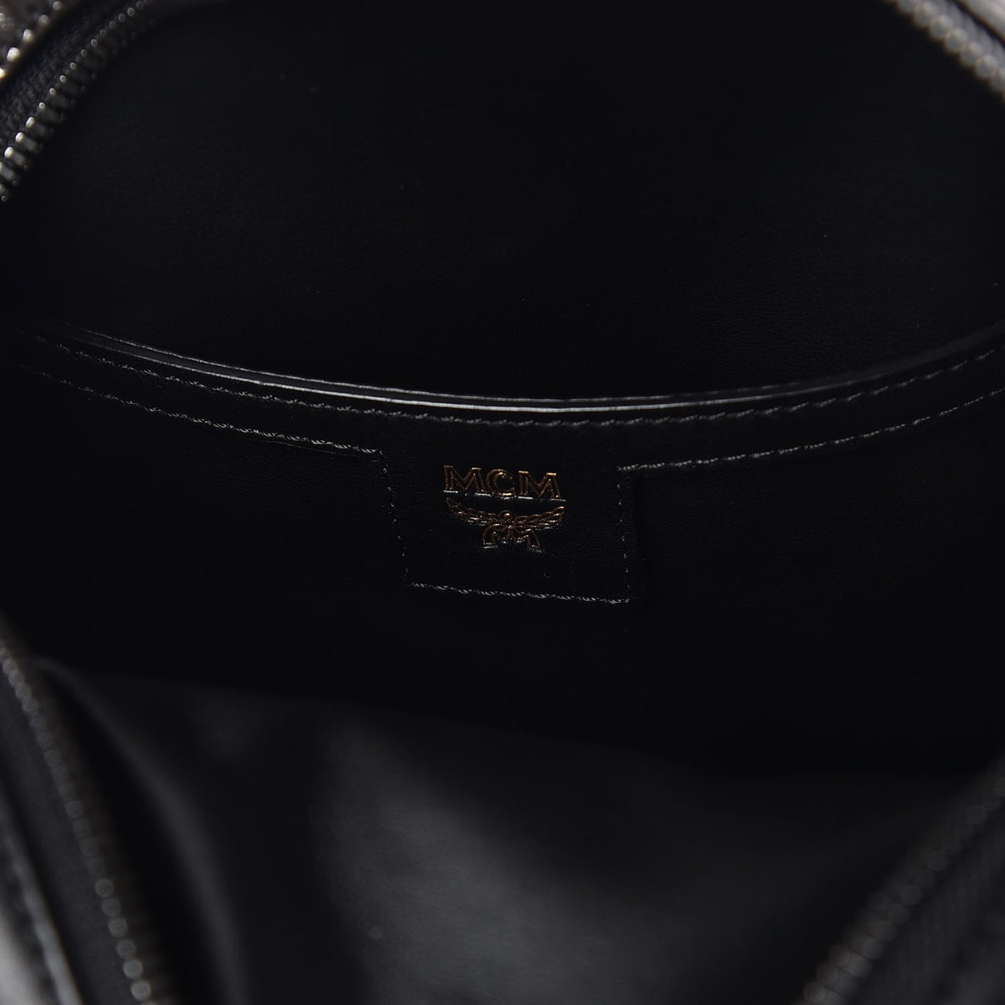 Metallic Visetos Side Stud Mini Stark Backpack Silver Black