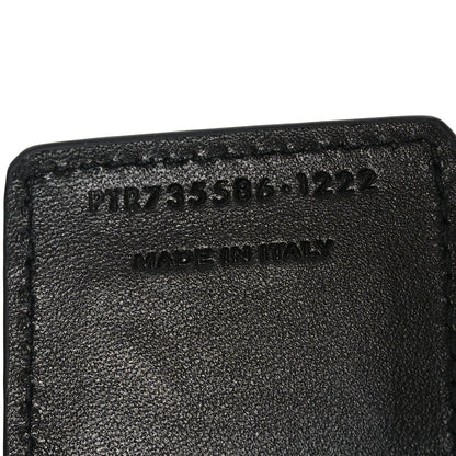 Saint Laurent Calfskin Monogram Deli Paper Bag Vintage Black 7 of 10