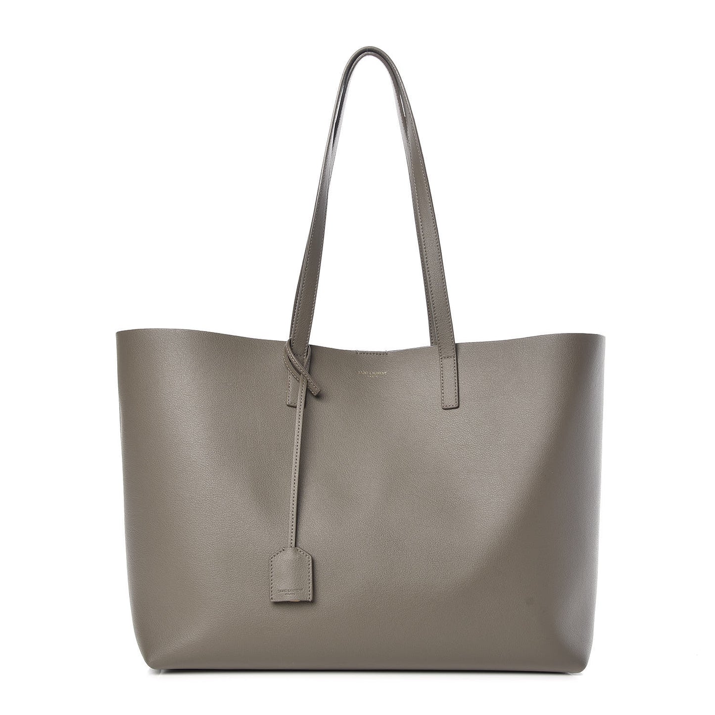 Calfskin Large Shopping Tote Kaki Militaire