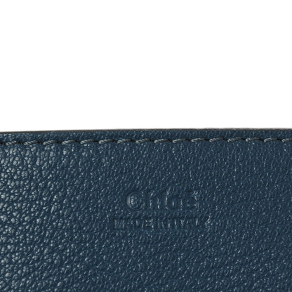 Chloe Grained Lambskin Drew Shoulder Bag Denim Blue 7 of 8