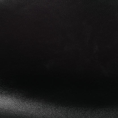 Saint Laurent Lambskin Matelasse Chevron Monogram Cassandre Flap Pouch Black 8 of 9
