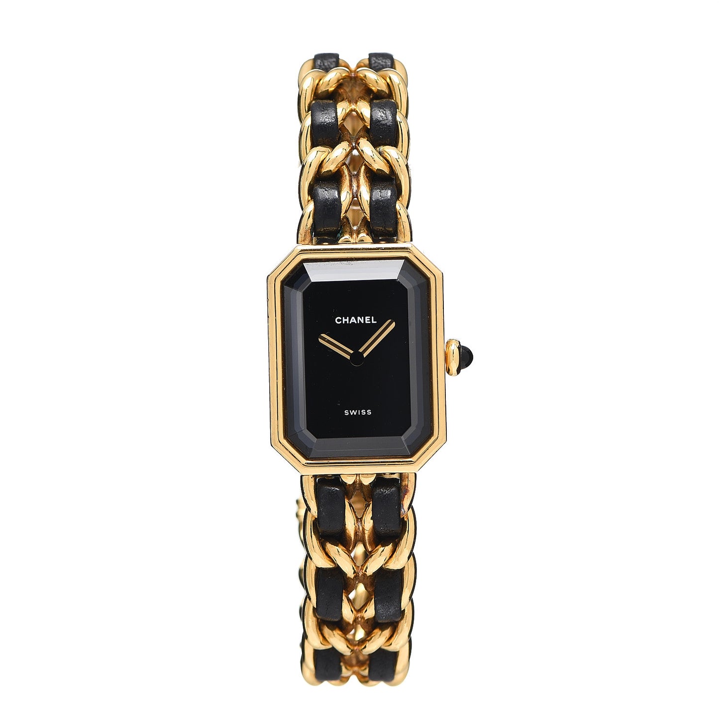 Stainless Steel Lambskin 20mm Chain Premiere Quartz Watch Gold L