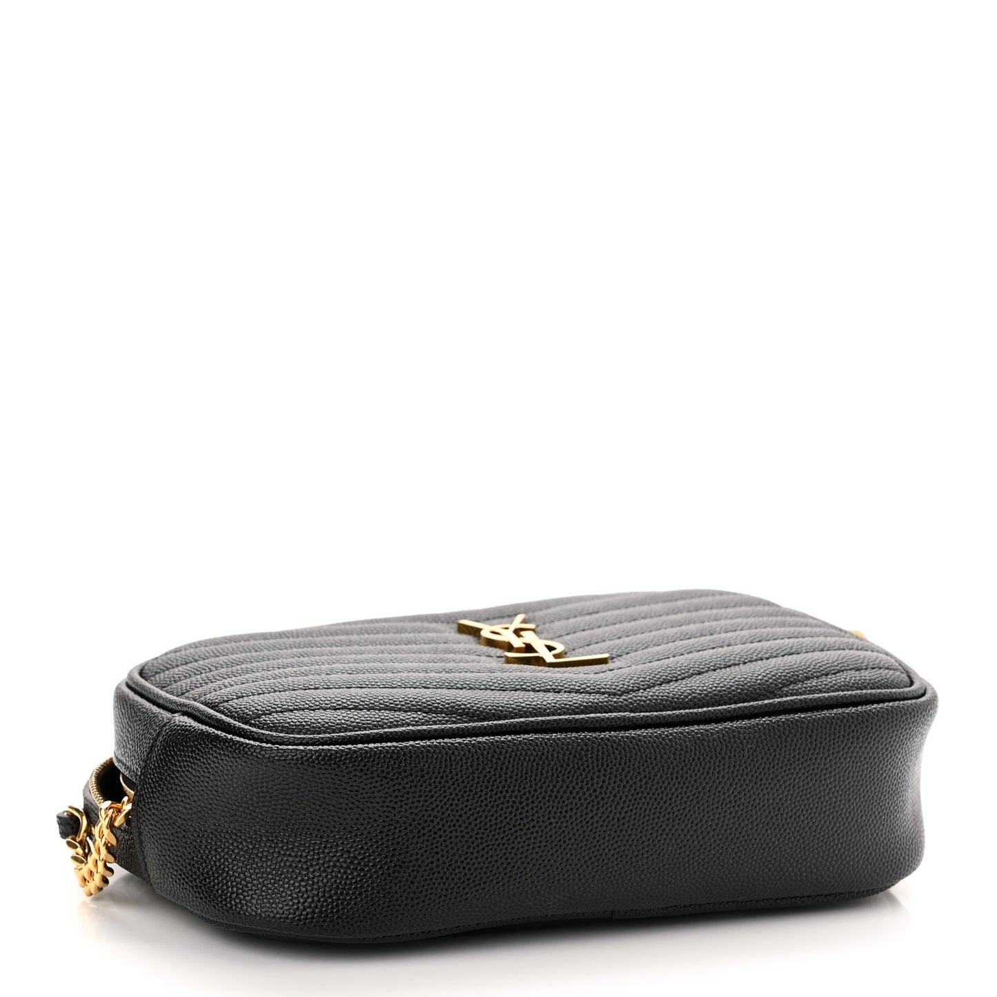 Grain De Poudre Matelasse Monogram Mini Lou Camera Bag Black