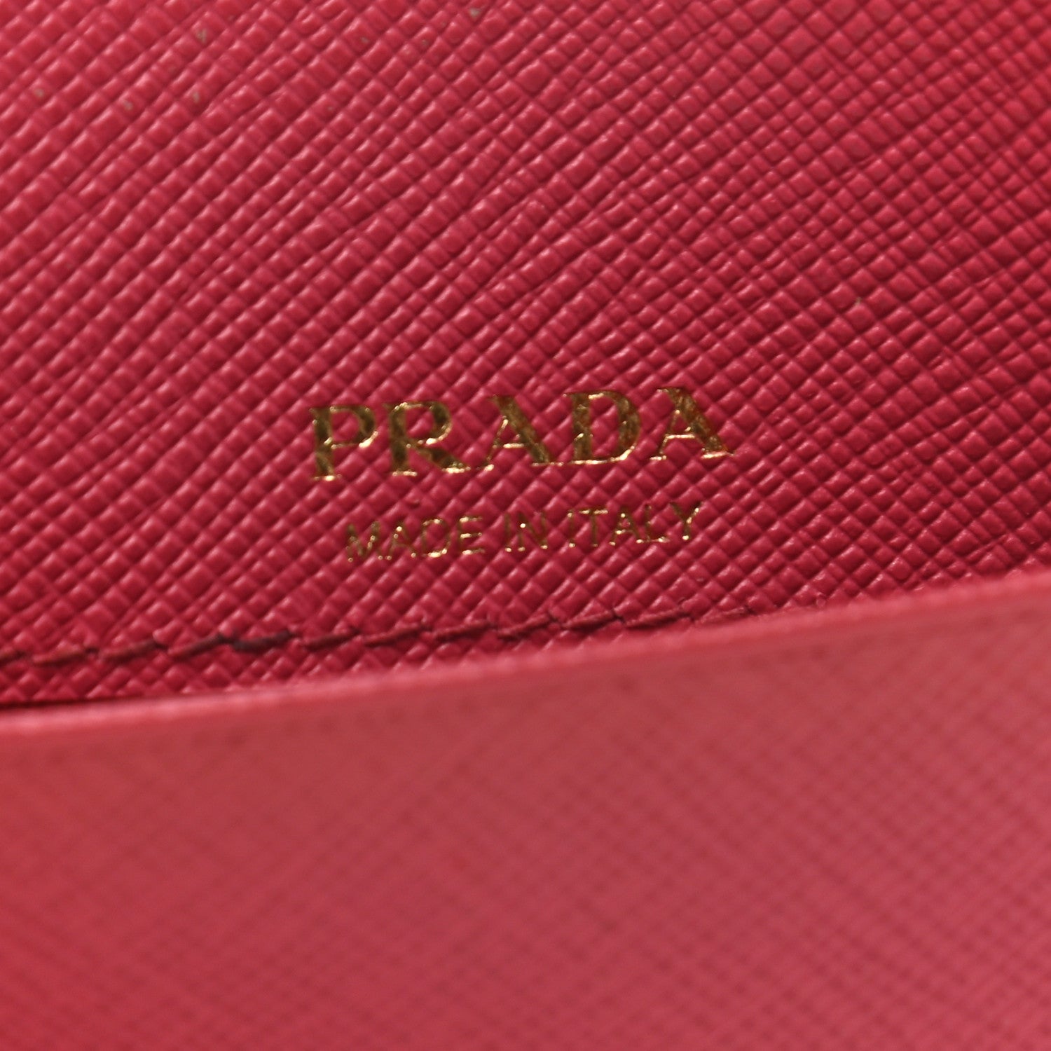 Prada Saffiano Zip Card Holder 6 of 7