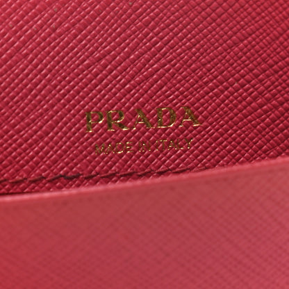 Prada Saffiano Zip Card Holder 6 of 7