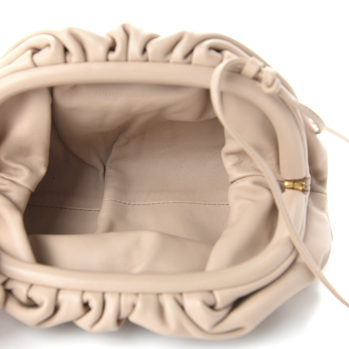 Butter Calfskin The Mini Pouch Almond