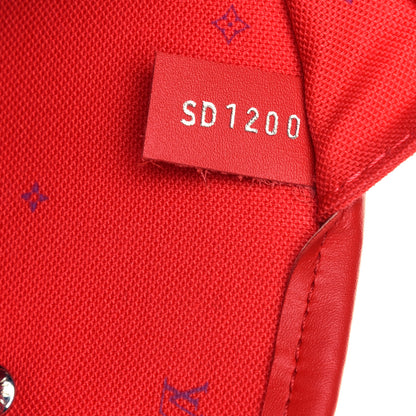 Louis Vuitton Monogram Escale Neverfull MM Rouge 7 of 12