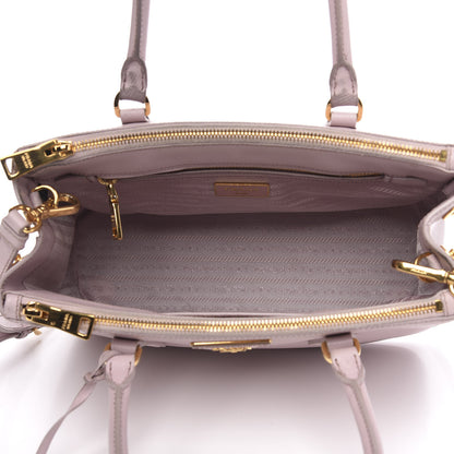 Prada Saffiano Small Galleria Double Zip Tote Mughetto 5 of 20