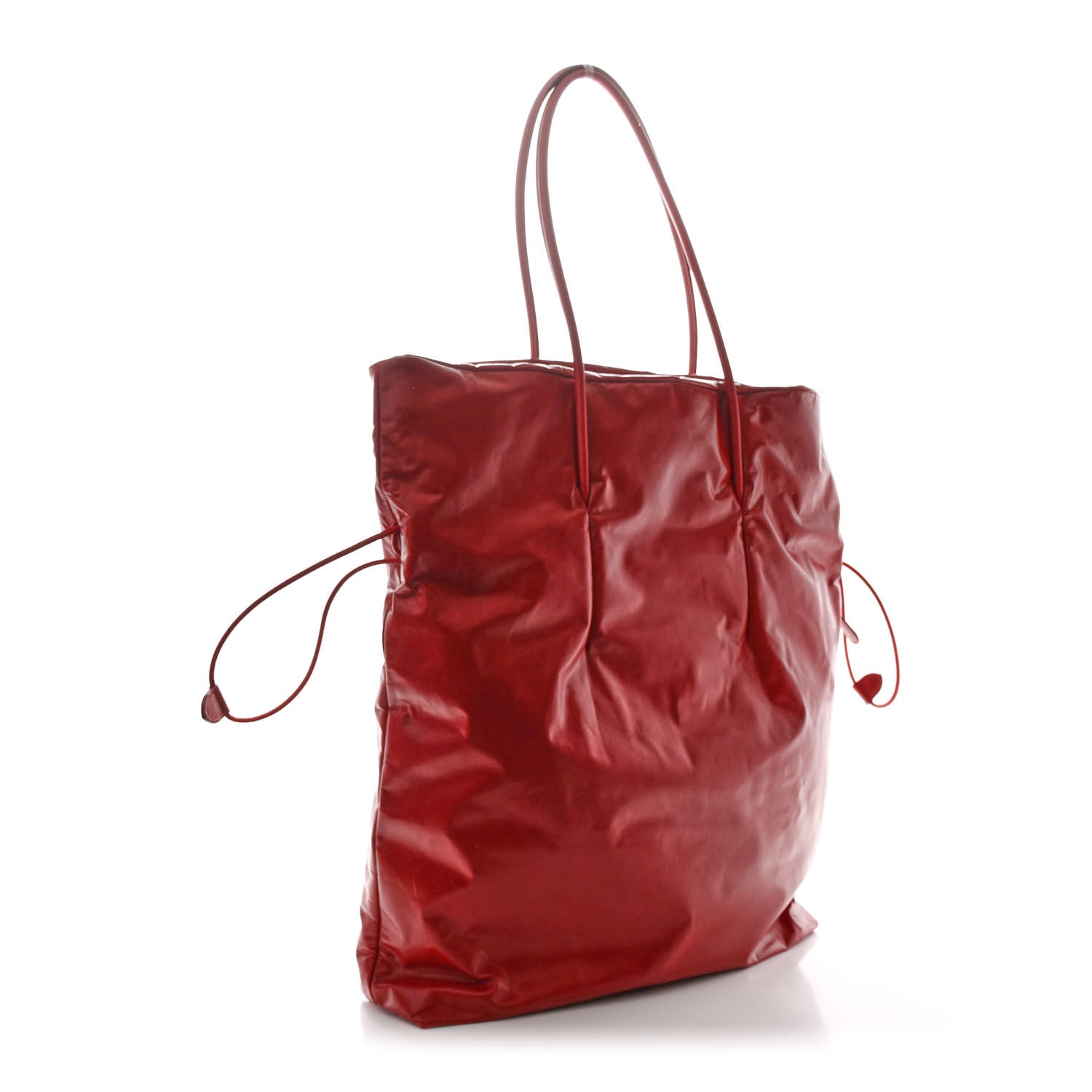 The Row Calfskin Polly Tote Red 3 of 9