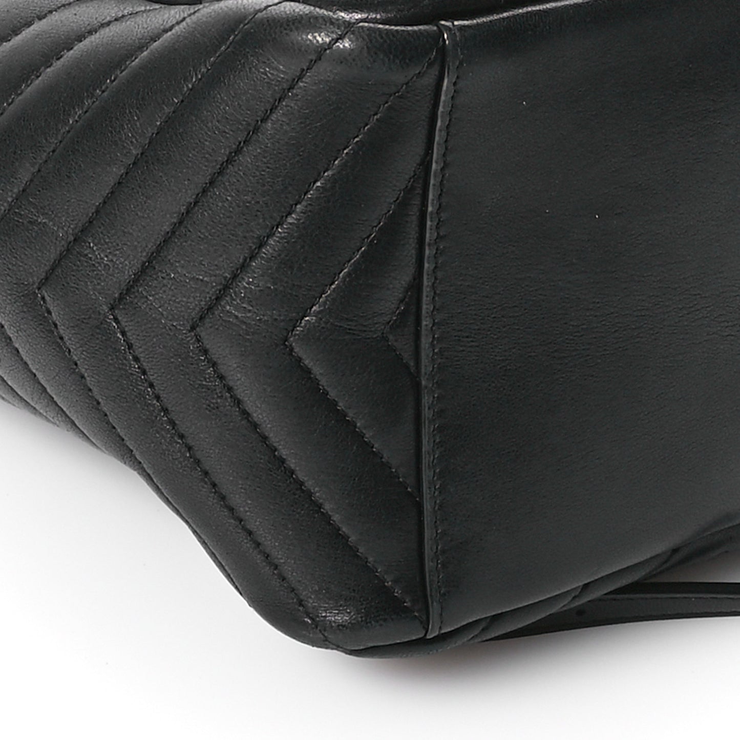 Lambskin Matelasse Monogram Joe Backpack Black