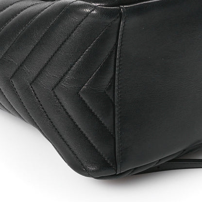 Saint Laurent Lambskin Matelasse Monogram Joe Backpack Black 9 of 11