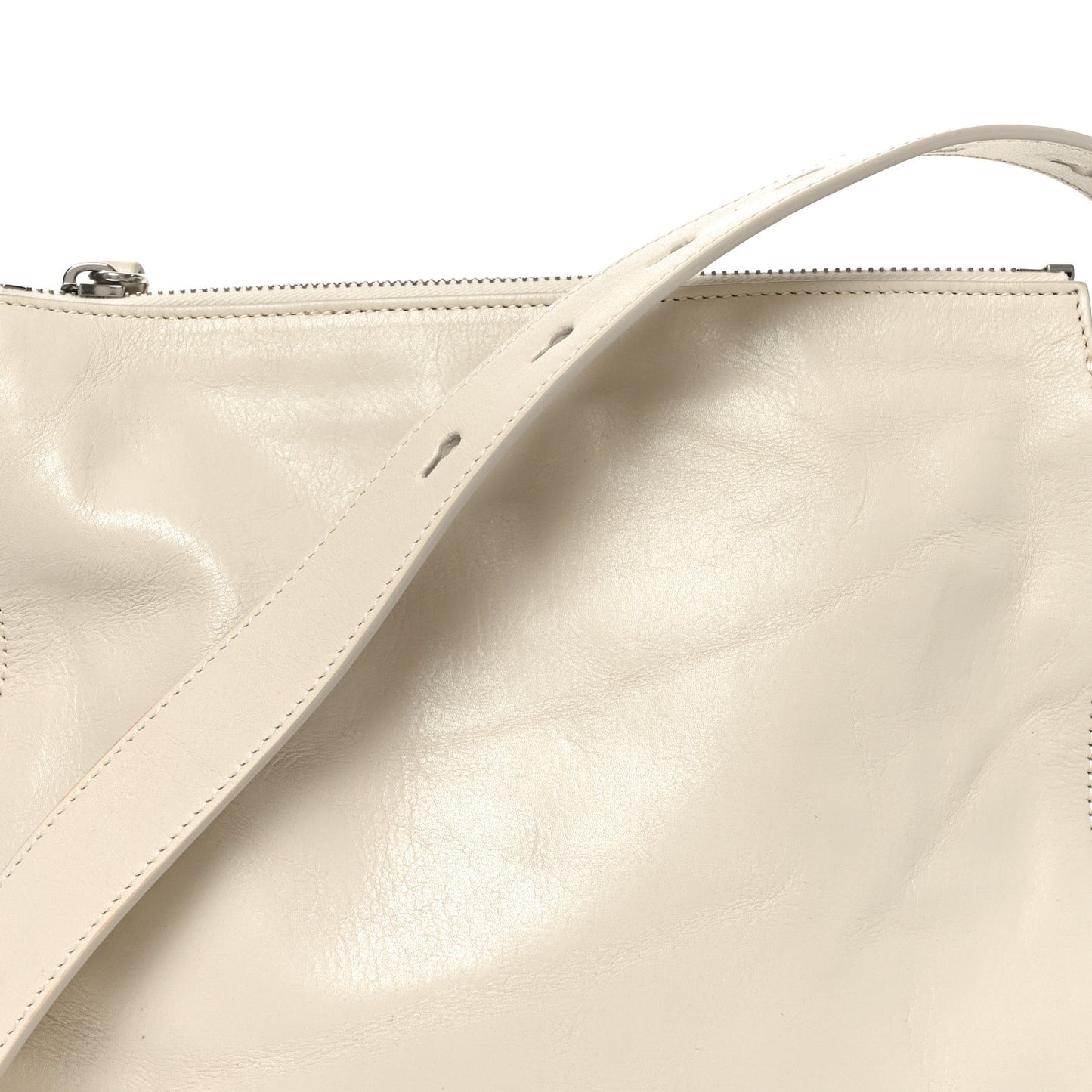 Crinkled Calfskin Small Knight Shoulder Bag Soap