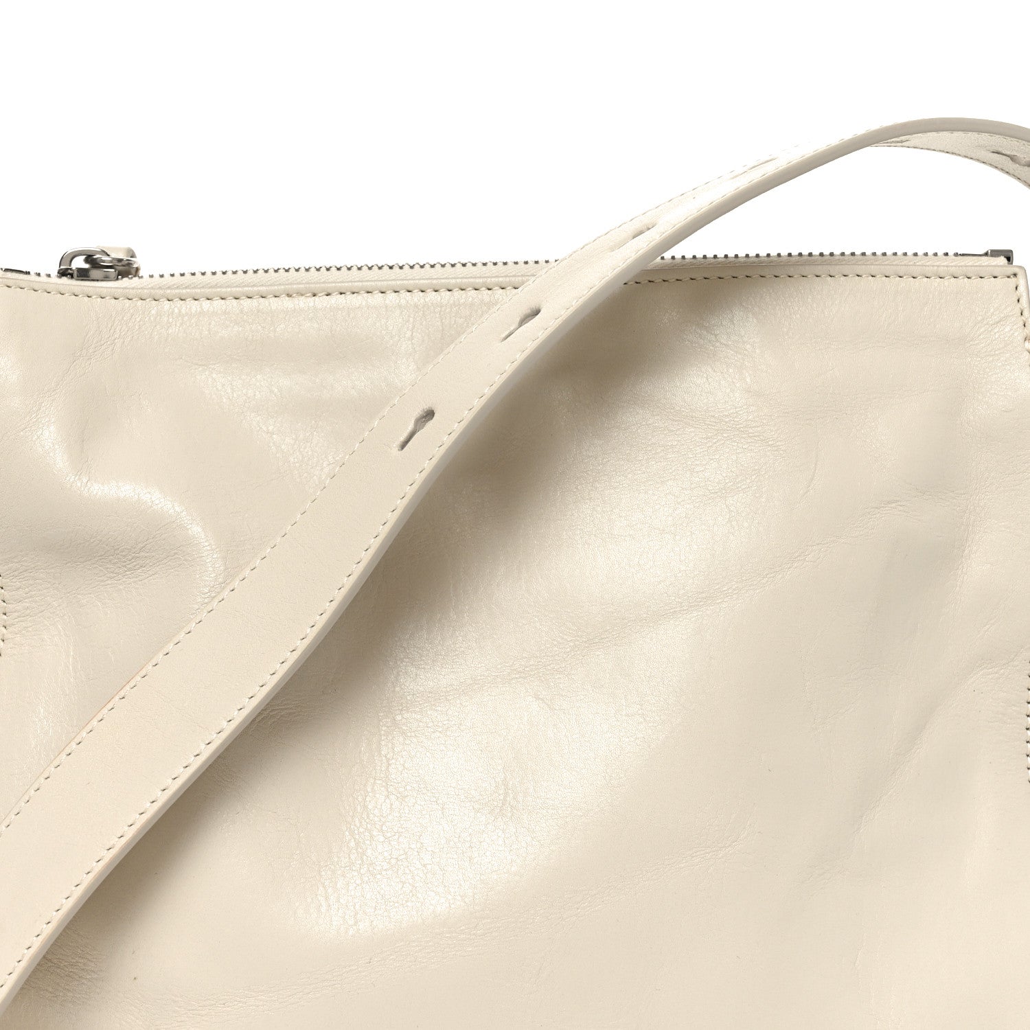 Burberry Crinkled Calfskin Small Knight Shoulder Bag Soap 7 of 9
