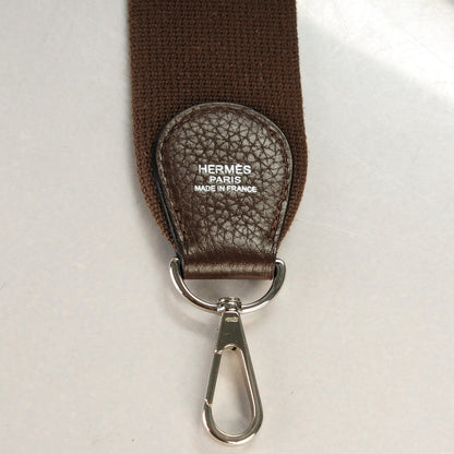 Hermes Taurillon Clemence Evelyne III PM Cafe 9 of 9