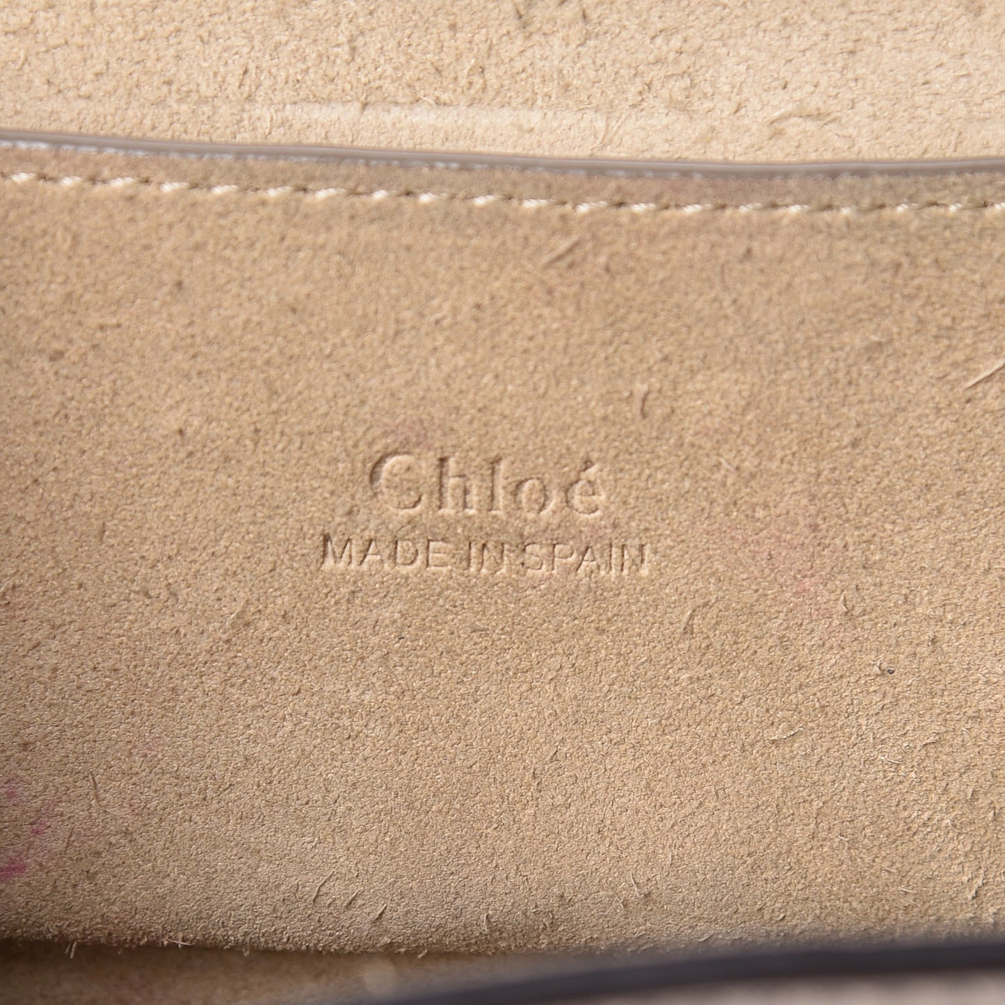Suede Calfskin Mini Faye Bracelet Bag Motty Grey