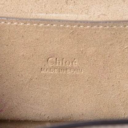 Chloe Suede Calfskin Mini Faye Bracelet Bag Motty Grey 8 of 17