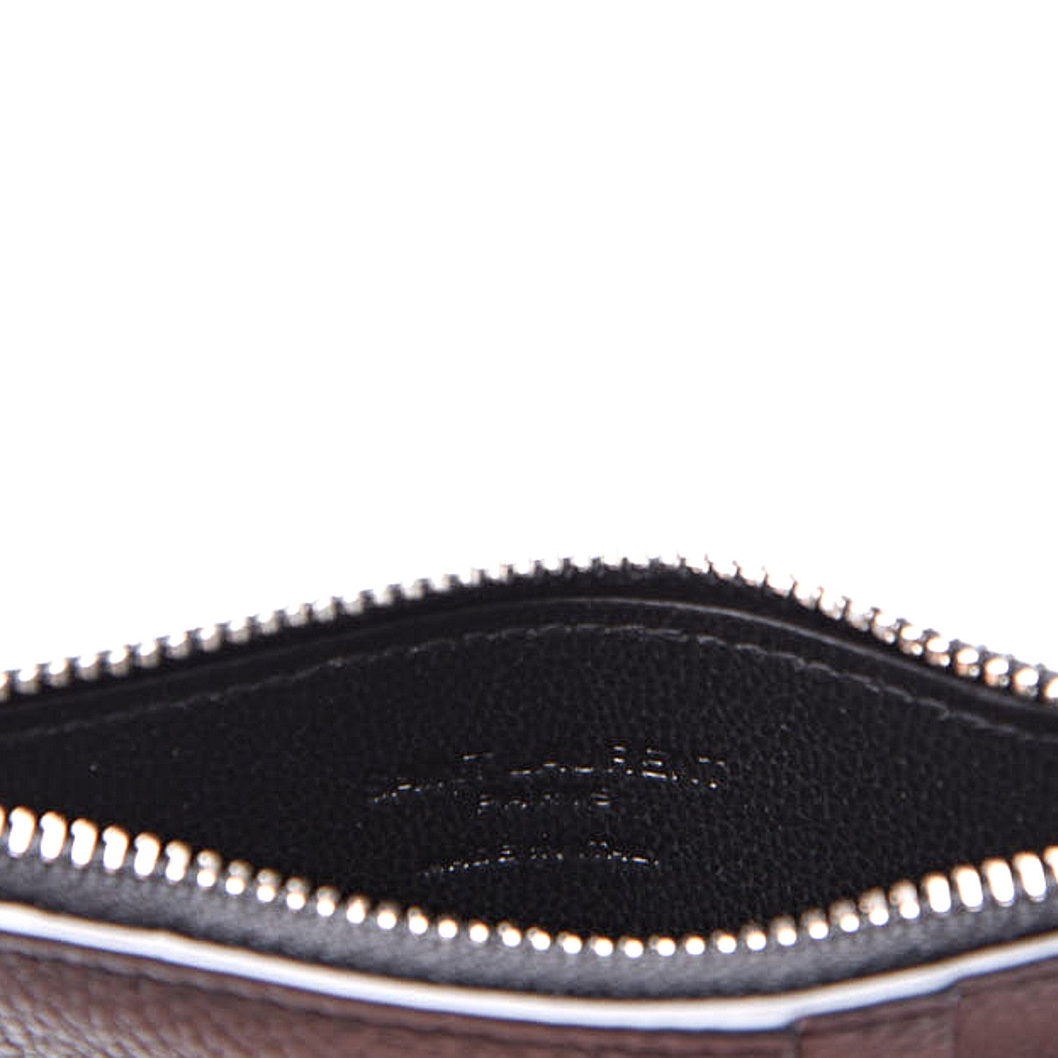 Saint Laurent Grained Calfskin 5 Fragments Zip Pouch Card Holder Black 5 of 8
