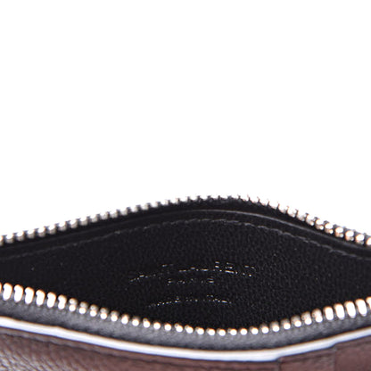 Saint Laurent Grained Calfskin 5 Fragments Zip Pouch Card Holder Black 5 of 8