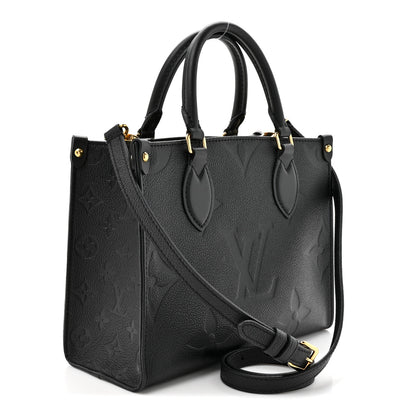 Louis Vuitton Empreinte Monogram Giant Onthego PM Black 3 of 11