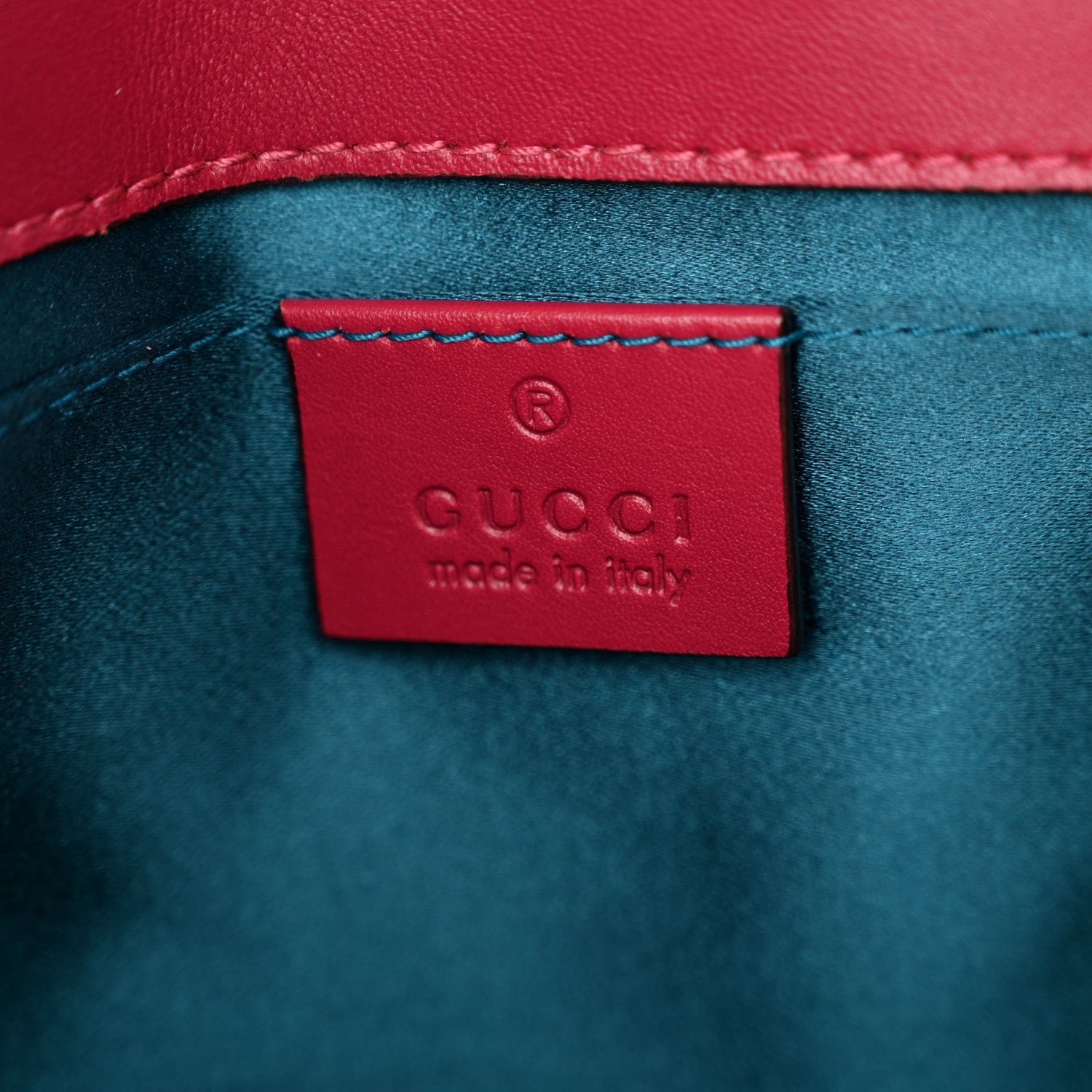 Gucci Velvet Matelasse Embroidered Mini GG Marmont Shoulder Bag Light Raspberry Rose 6 of 16