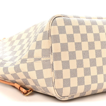 Louis Vuitton Damier Azur Neo Neverfull MM Rose Ballerine 9 of 10