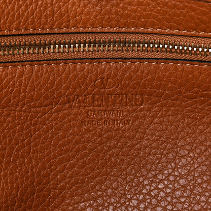 Valentino Garavani Pebbled Calfskin Medium Rockstud Tote Light Cuir 5 of 12