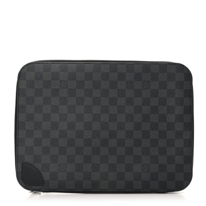 Louis Vuitton Damier Graphite Porte Ordinateur Horizon Laptop Sleeve 1 of 7