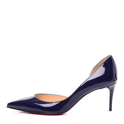 Christian Louboutin Patent Iriza 70 Pumps 37.5 Purple Pop 1 of 8