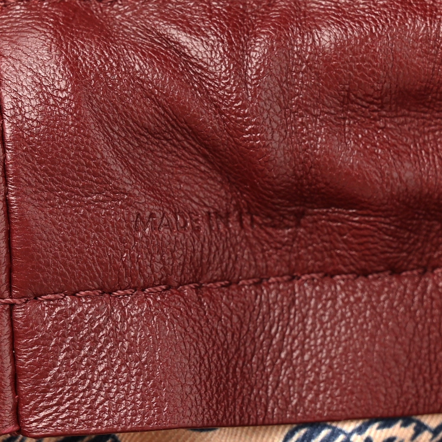 Celine Lambskin Small Crystal Pouch Syrah 6 of 10