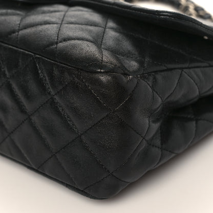 Chanel Washed Lambskin Quilted Jumbo Hybrid Reissue Flap Black 9 of 9