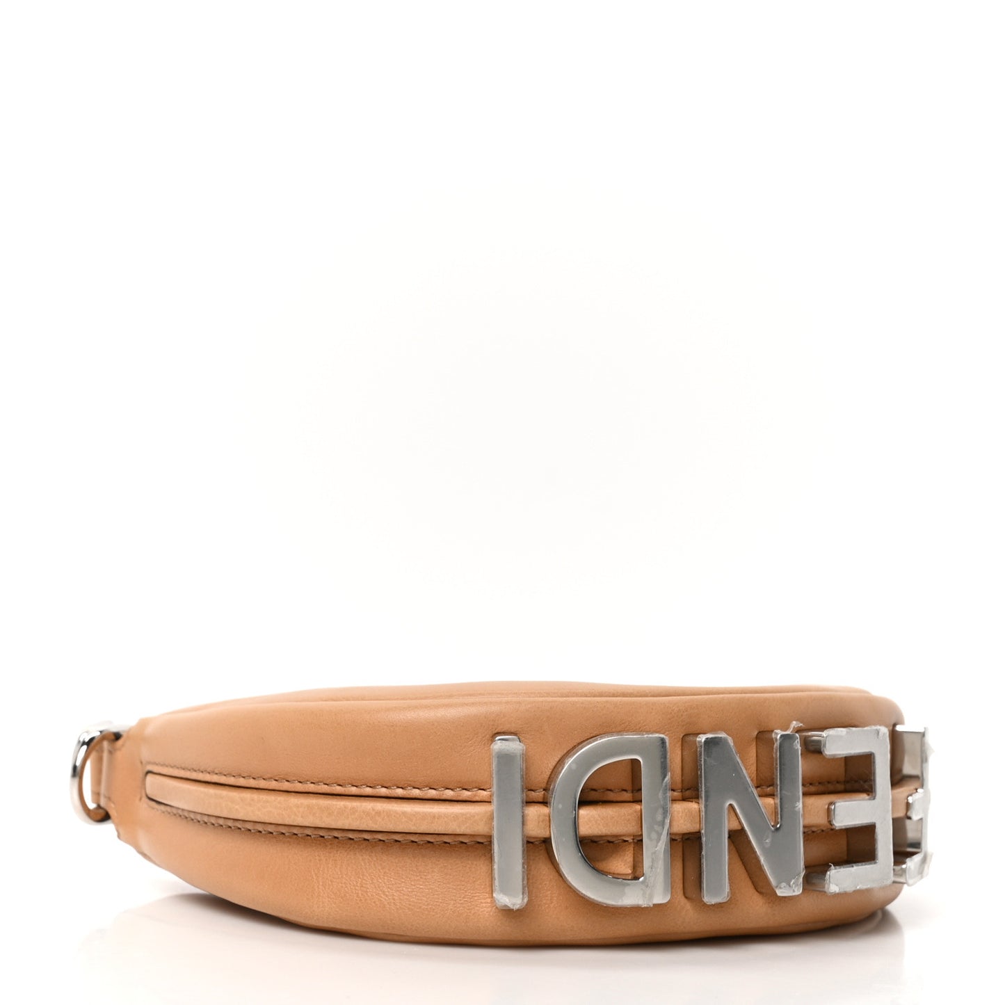 Vitello Grace Nano Fendigraphy Hobo Charm Miele Scuro
