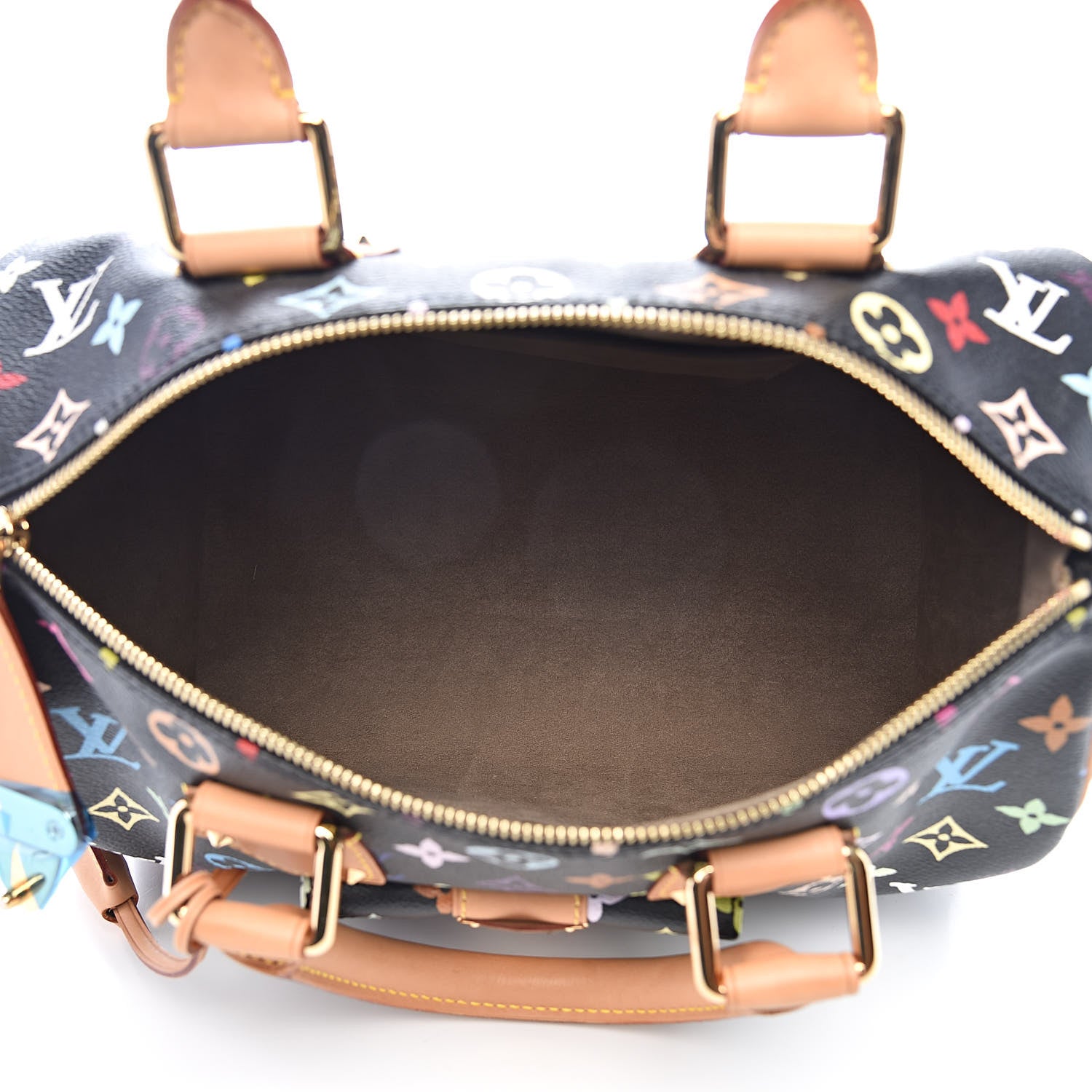 Louis Vuitton Monogram Multicolor Speedy 30 Black 6 of 10