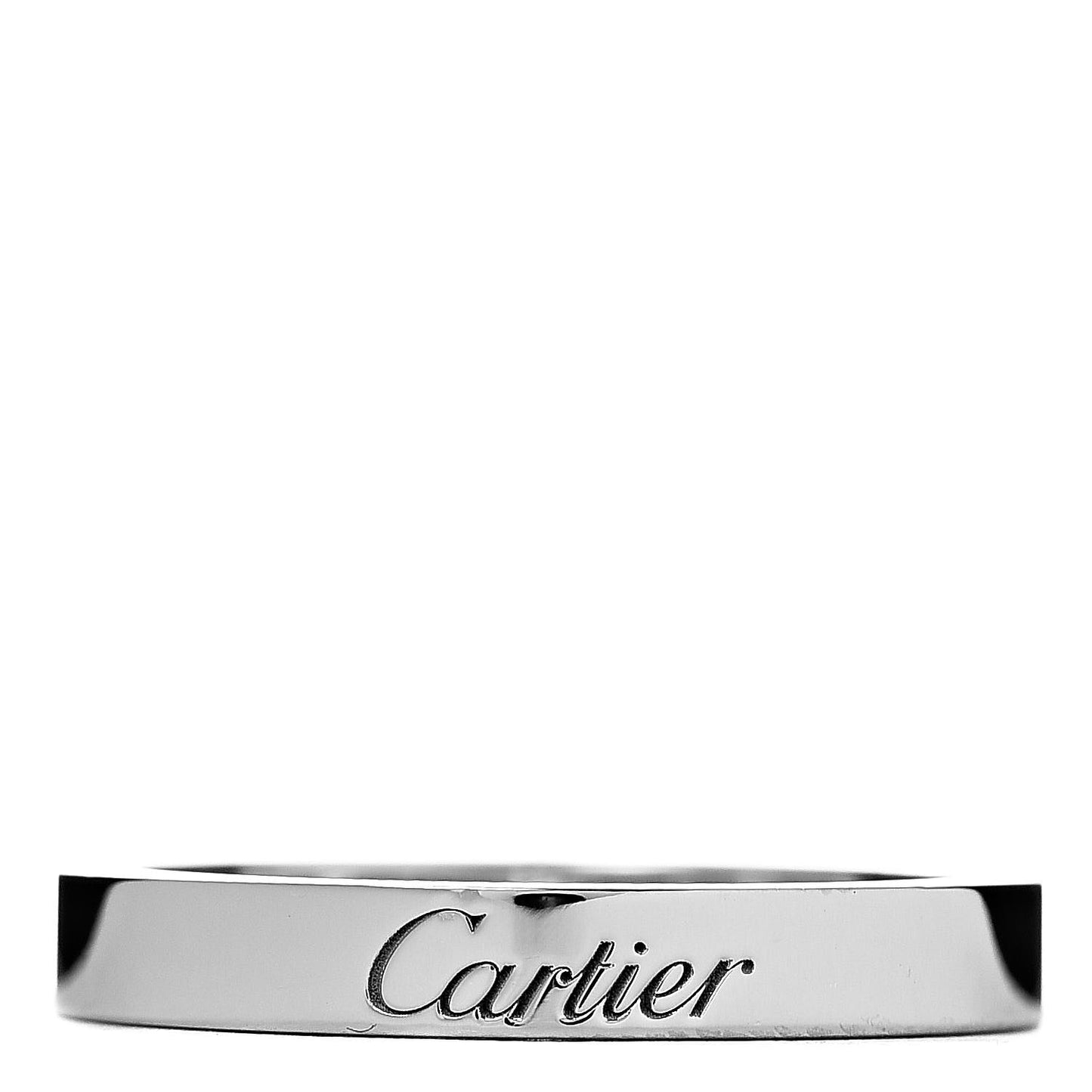 Platinum 3mm C De Wedding Band Ring 54 6.75