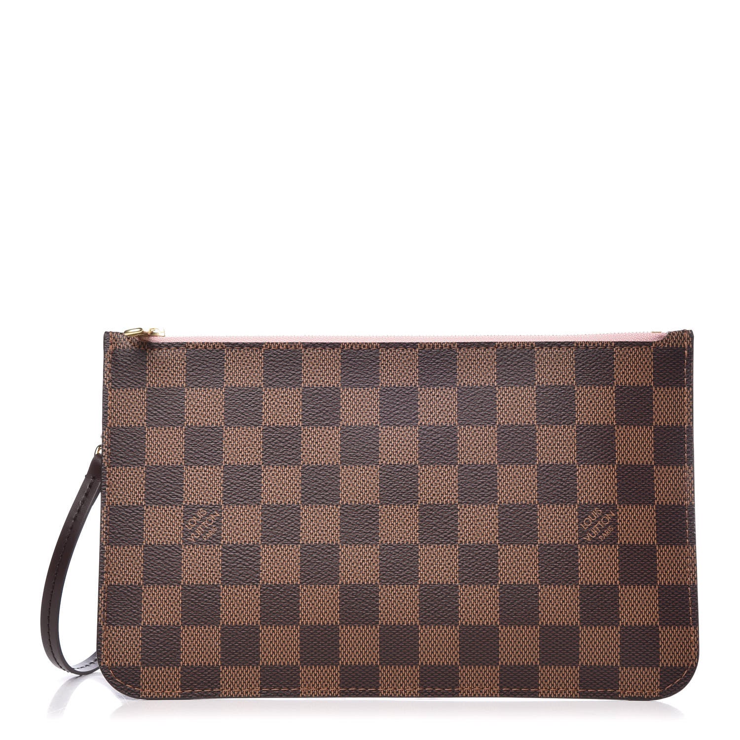 Louis Vuitton Damier Ebene Neverfull MM GM Pochette Rose Ballerine 1 of 24