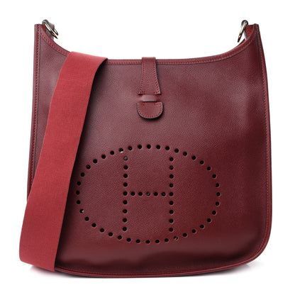 Hermes Courchevel Evelyne GM Rouge H 1 of 10