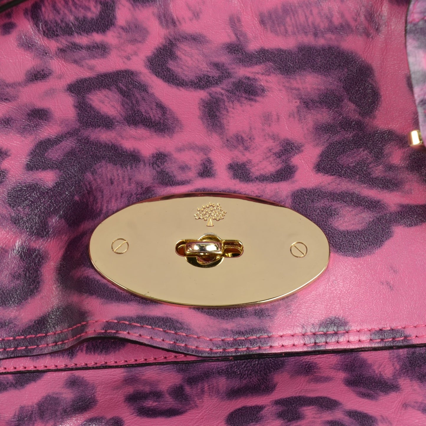Shiny Leopard Alexa Peony Pink