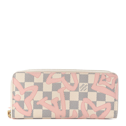 Louis Vuitton Damier Azur Tahitienne Clemence Wallet 1 of 8
