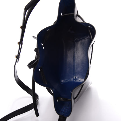 Mansur Gavriel Vegetable Tanned Calfskin Mini Bucket Bag Black Royal 5 of 9
