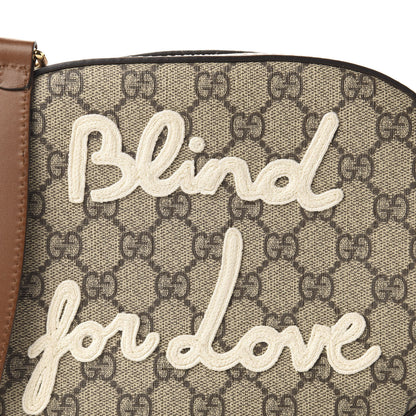 Gucci GG Supreme Monogram Blind For Love Embroidered Mini Chain Shoulder Bag Beige Tuscany 10 of 10