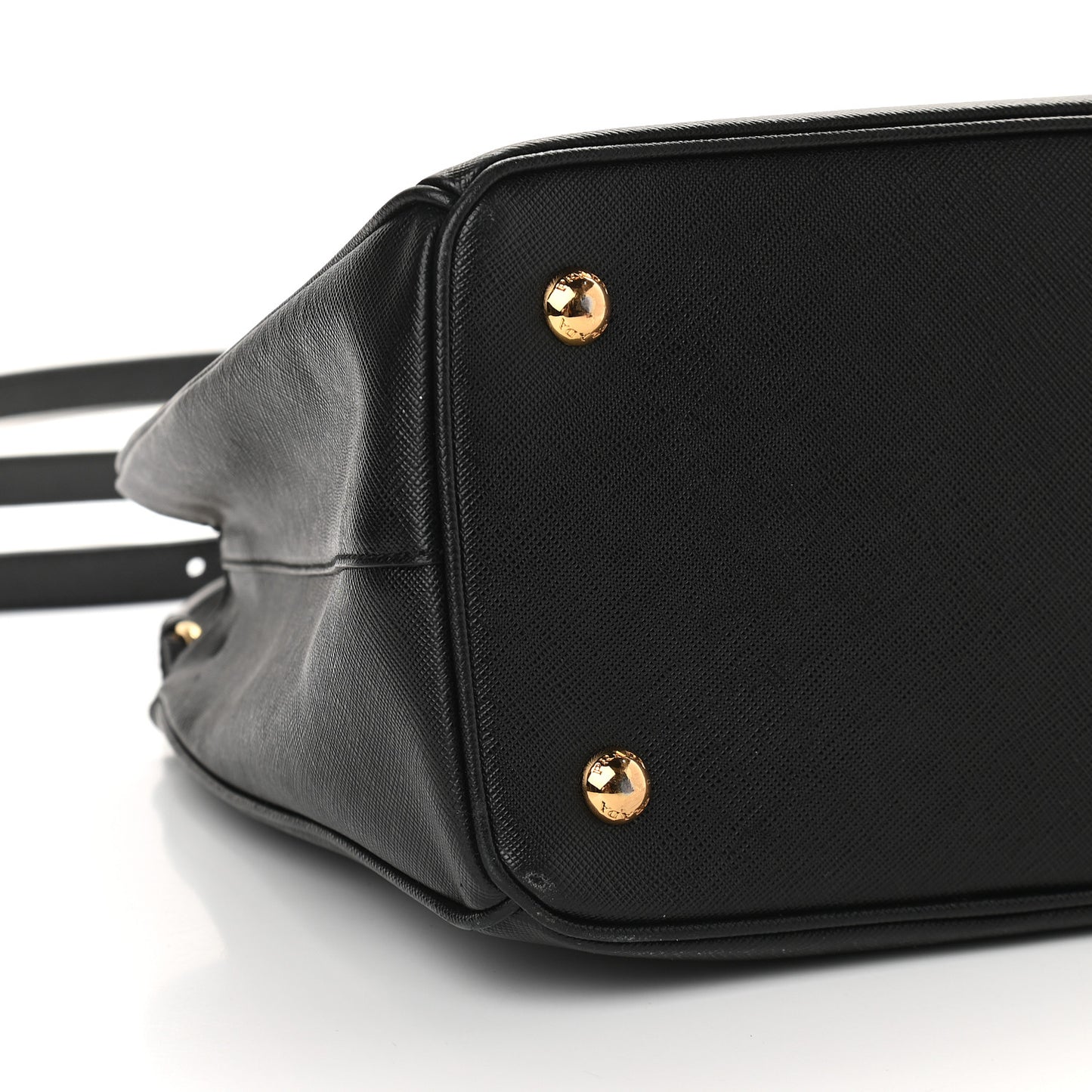 Saffiano Lux Medium Tote Black